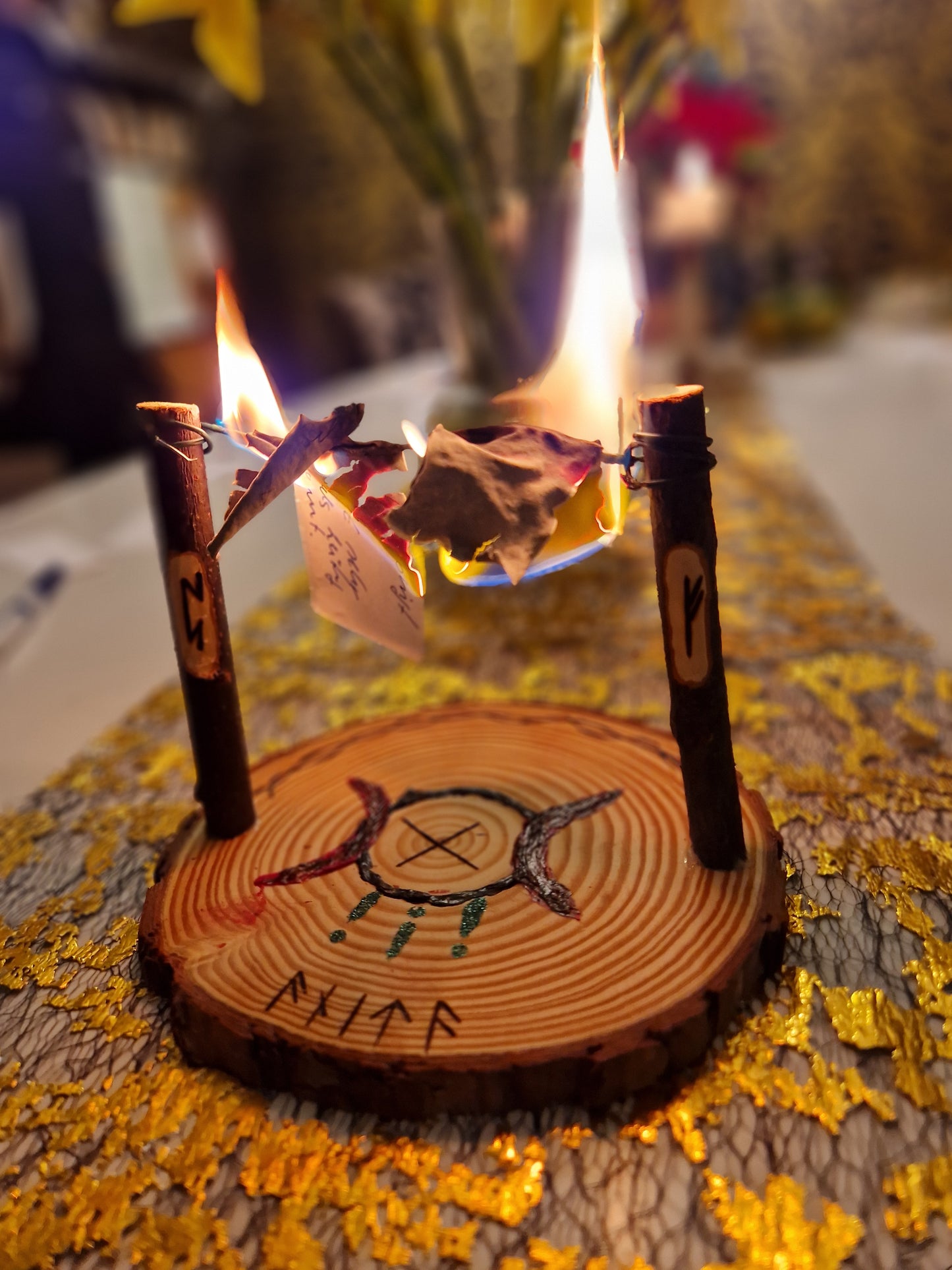 Spiritueller Abend = erstellen der eigenen Mondharfe