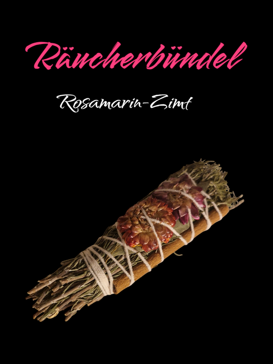 Räucherbündel Rosmarin und Zimt