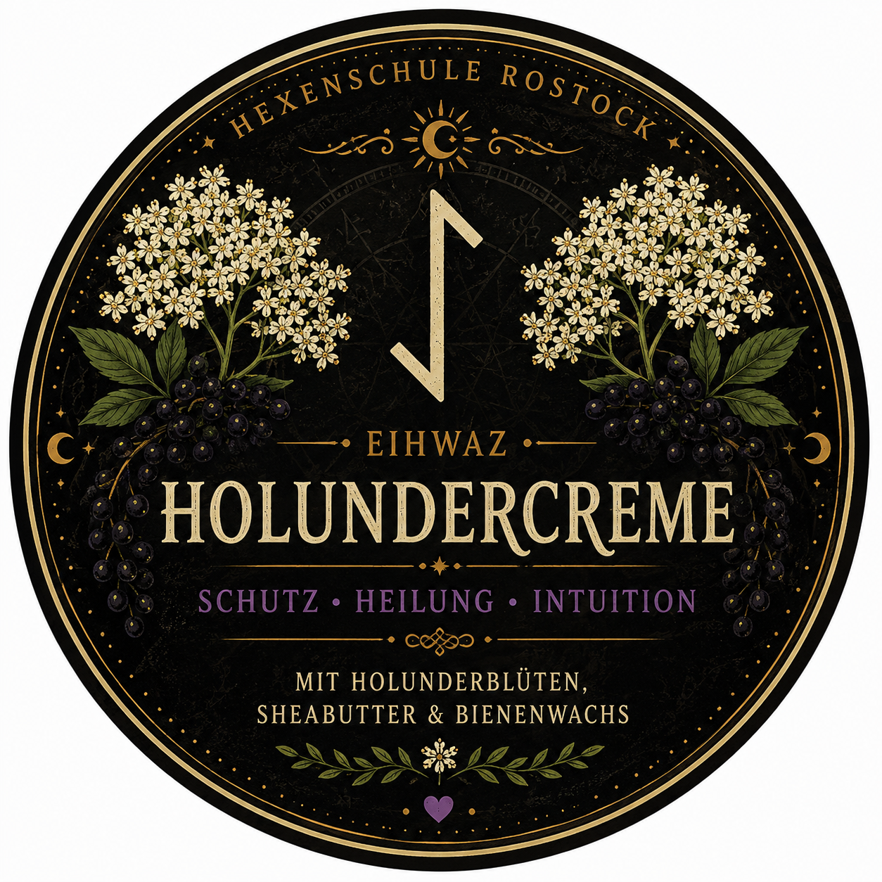 🖤 Holundercreme – Schutz, Wandel & Ahnenkraft 🖤