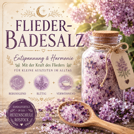 Flieder-Badesalz – Entspannung & Harmonie 🌸