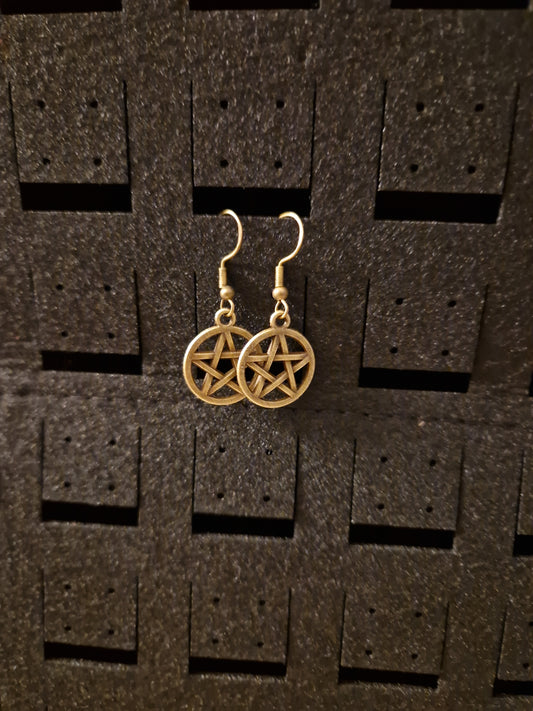 Pentagramm Ohrringe