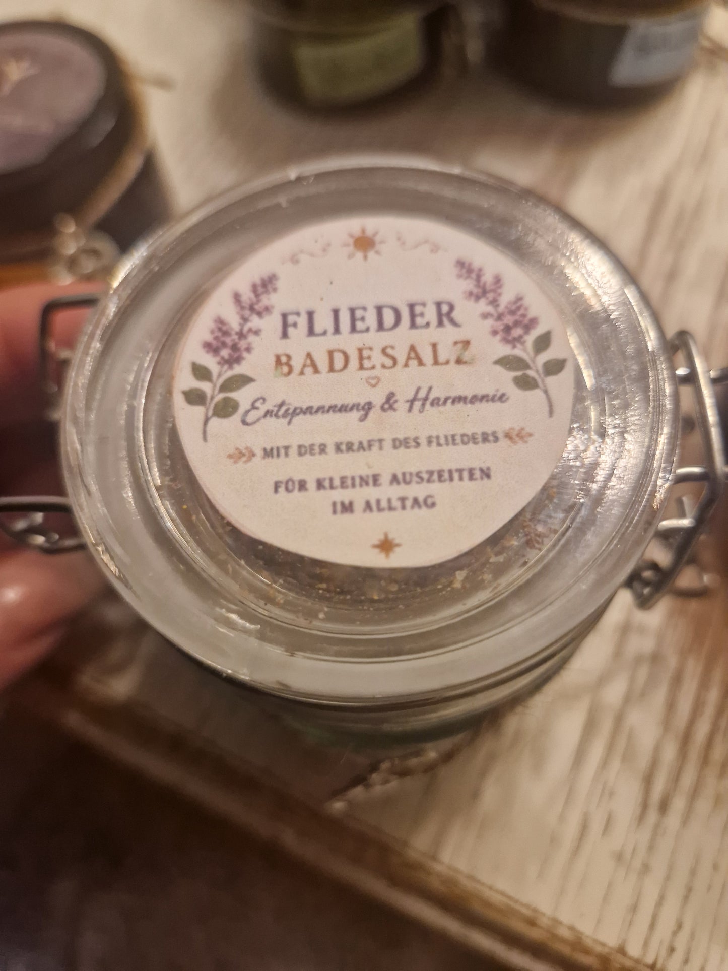 Flieder-Badesalz – Entspannung & Harmonie 🌸